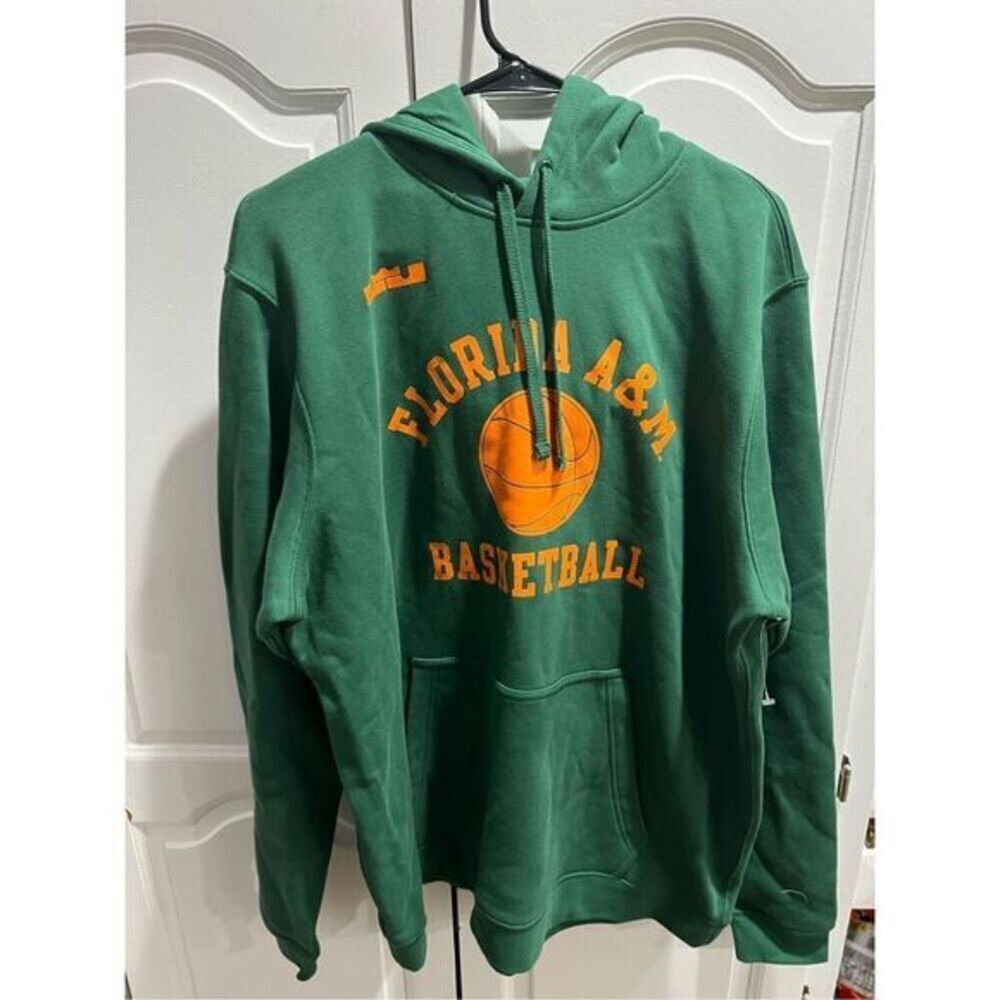 NIKE LEBRON JAMES FLORIDA A&M BASKETBALL HOODIE XL